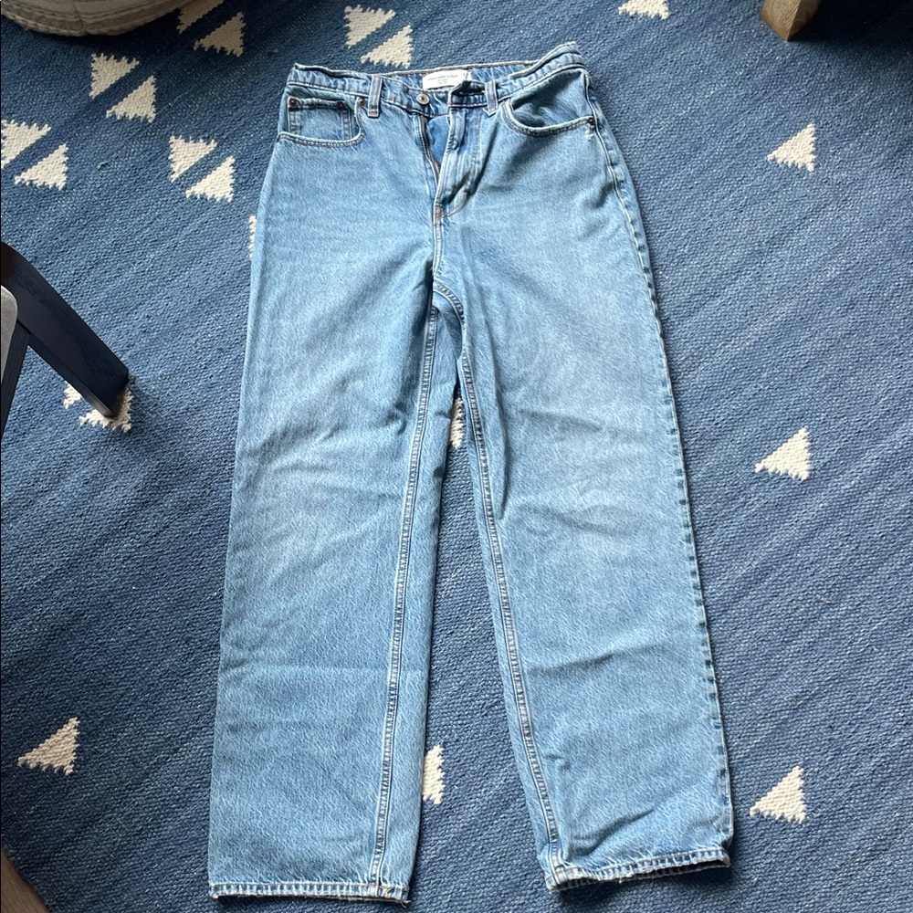 Abercrombie & Fitch High Rise Blue Jeans